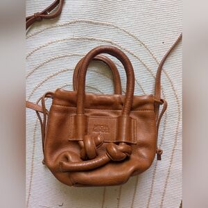 Brown Leather Mini Irupe